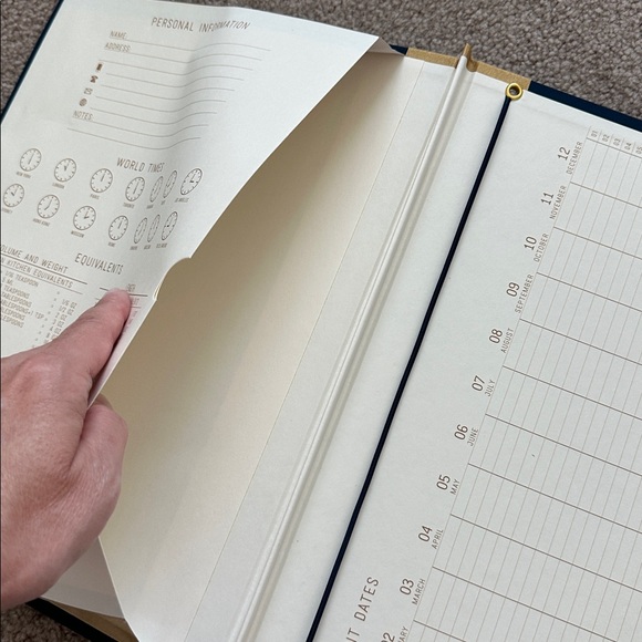 Navy and Gold Constellation Notebook File folder. - Picture 4 of 7